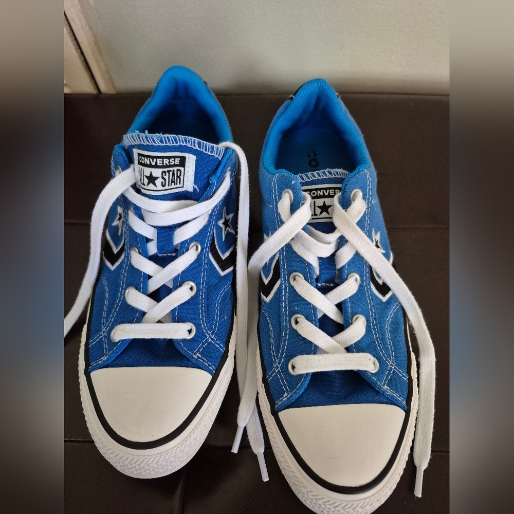 Converse Blue and White Classic Sneakers